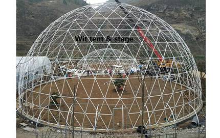 diameter 30m dome tent