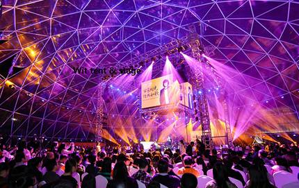 diameter 40m dome tent & truss